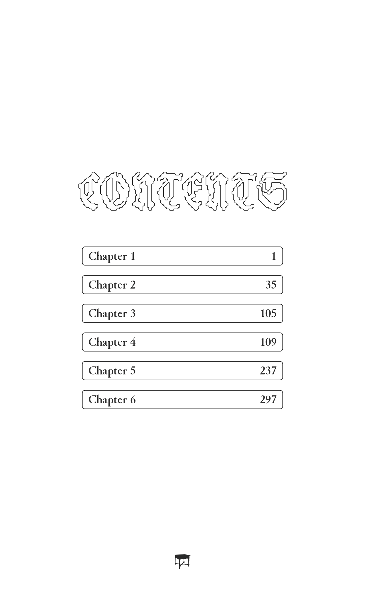 Table of Contents